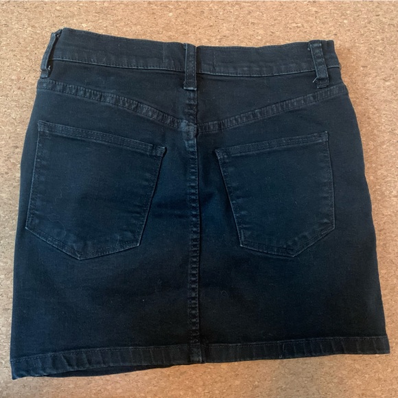 NWOT FREE PEOPLE TEAGAN BLACK DENIM SKIRT SIZE SMALL - Picture 16 of 16